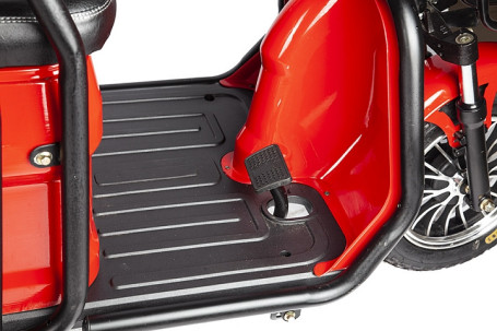 Трицикл электрический Rutrike Экипаж (красный)