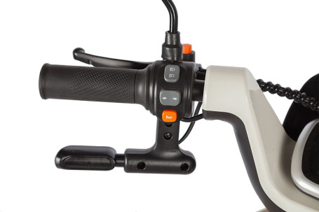 Трицикл электрический Rutrike Gelbert Ogma (48/60V, 650W, бело-коричневый) (0000252-3052)