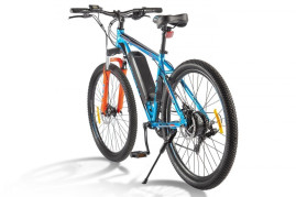 Электровелосипед Eltreco XT 600 D (сине-оранжевый)