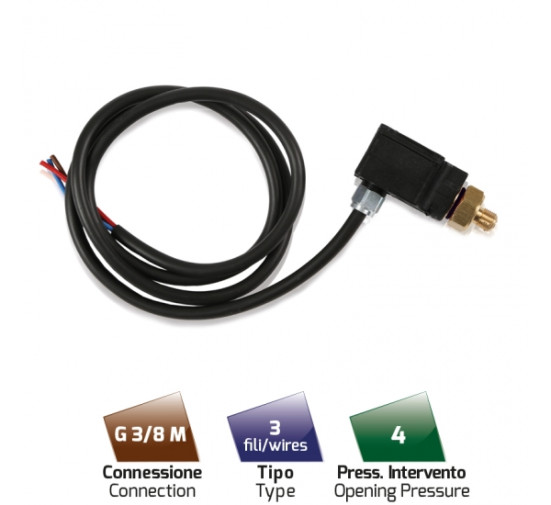 Датчик давления (3/8&quot;ш, д.о. 40бар) MTM