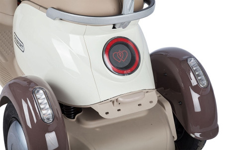 Трицикл электрический Rutrike Gelbert Ogma (48/60V, 650W, бело-красный) (0000252-3120)