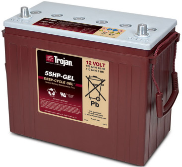 Тяговый аккумулятор Trojan 5SHP-GEL (12В, 110Ач, GEL)