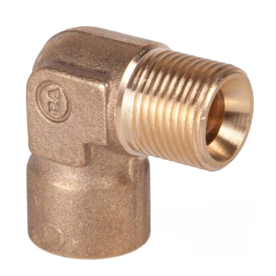 Переходник угловой 1/4ш-г (350бар, лат) PA