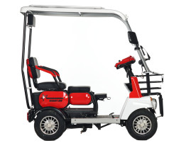Трицикл электрический Rutrike Gelbert Lich 48V/60V 600Вт (синий)