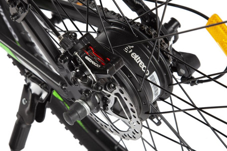 Электровелосипед Eltreco XT 800 new (черно-зеленый)