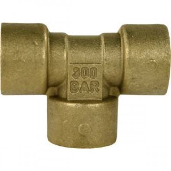 Тройник 3/8"г-3/8"г-3/8"г (350бар, лат) PA