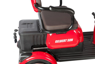 Трицикл электрический Rutrike Gelbert Sun (48/60V, 650W, красный)