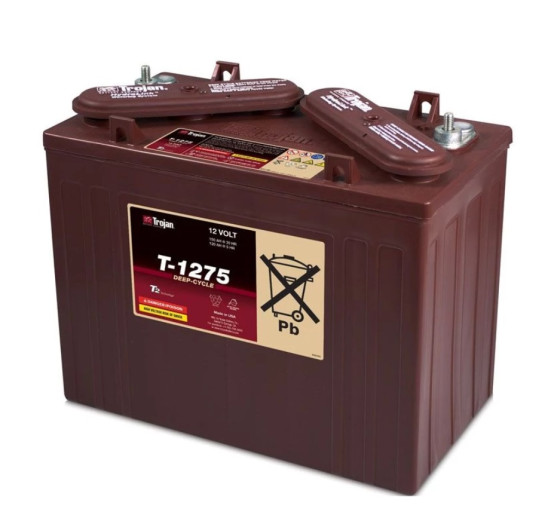 Тяговый аккумулятор Trojan T-1275 (12В, 120Ач, кислота)