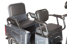 Трицикл электрический Rutrike Gelbert Tuban 48V/60V 600Вт (красный)