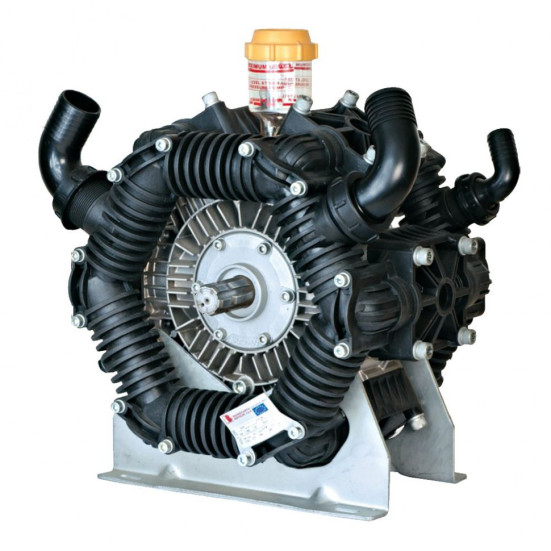 Насос мембранный Bertolini POLY 2300 VC (15бар, 290л/мин, ВОМ 1&quot;3/8, и полый 1&quot; для гидромотора) 