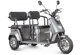 Трицикл электрический Rutrike Топик (серый)