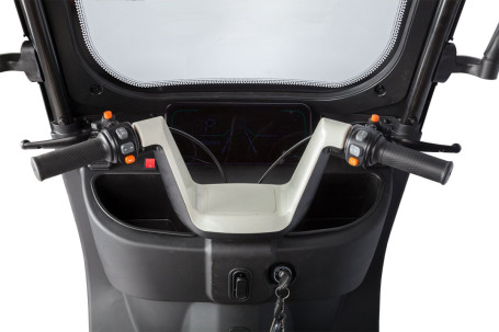 Трицикл электрический Rutrike Gelbert Sarin (48/60V, 1000W, серо-белый) (0000260-3055)