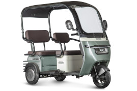 Трицикл электрический Rutrike Gelbert Sarin (48/60V, 1000W, серо-белый)