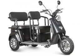 Трицикл электрический Rutrike Топик (черный)