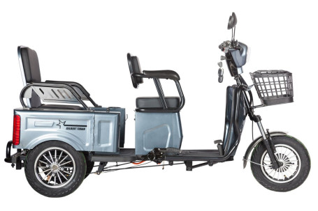 Трицикл электрический Rutrike Gelbert Tuban (48/60V, 600W, красный) (0000134-3062)