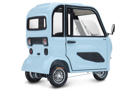 Трицикл электрический Rutrike Бокс (синий)