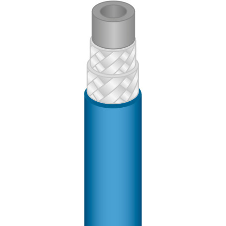 Шланг пищевой Blufood DN12 (50бар, 70гр.С, PVC, 5-сл, м.пог.)