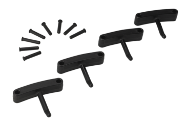 Крючок Vikan (черный, 4шт)