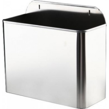 Контейнер для мусора Nofer настенный (11л, нерж., хром)