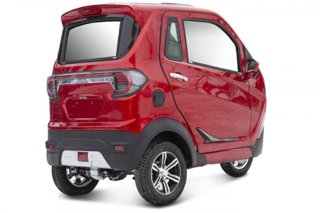 Трицикл электрический Rutrike Кабина (красный)