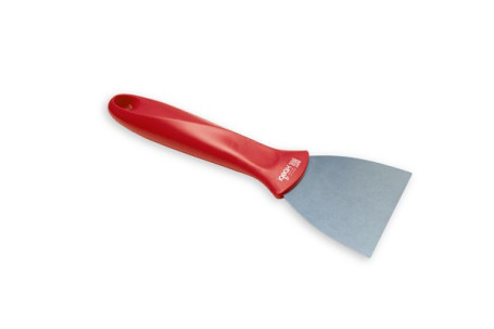 Скребок IGEAX ручной (нерж, 75мм, красный)