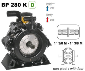 Мембранный насос Comet BP280 (20 бар, 248 л/мин, ВОМ 1"3/8)