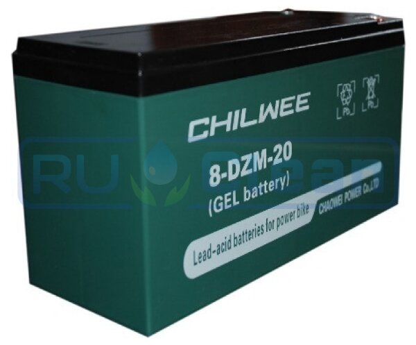 Тяговый аккумулятор Chilwee Battery 8-DZM-20 (16В, 24А/ч)