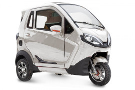 Трицикл электрический Rutrike Кабина (белый)