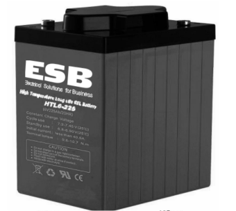 Тяговый аккумулятор ESB HTL6-225 (225Ач, 6В, Gel)