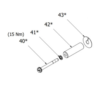 Комплект керамического  поршня HAWK PX 16 мм
