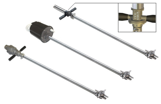 Держатель моечной головки МI85 (915мм, 22л/мин, 140бар, 90гр, нерж, вх.3/4&quot;г)