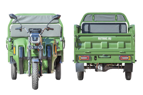  Трицикл электрический Rutrike Маяк 1500 60V1000W (темно-синий матовый)
