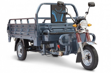 Трицикл электрический Rutrike Титан 2000 60V1500W (гидравлика, серый)