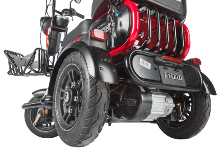 Трицикл электрический Wanshida HOT HATCH (60V, 650W, черный) (0000288-3070)