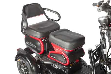 Трицикл электрический Wanshida HOT HATCH (60V, 650W, черный) (0000288-3070)