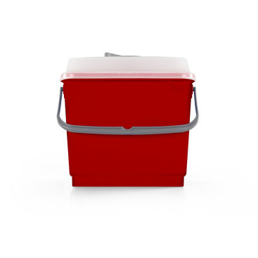 Ведро TTS (4л, для салфеток, красный)