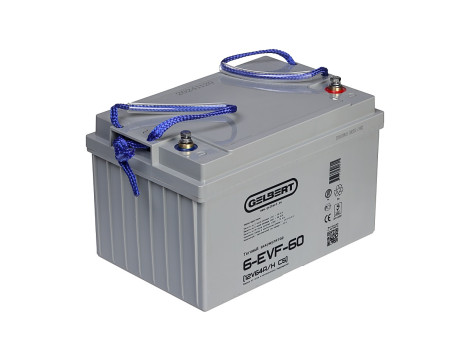 Тяговый аккумулятор Gelbert 6-EVF-60 (12В, 64Ач, AGM)