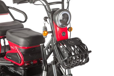 Трицикл электрический Wanshida HOT HATCH (60V, 650W, черно-синий) (0000288-3071)