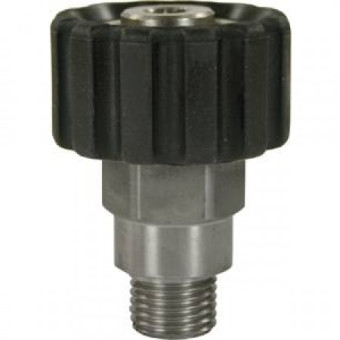 Переходник М22х1.5г-3/8&quot;ш (нерж, 500бар) R+M