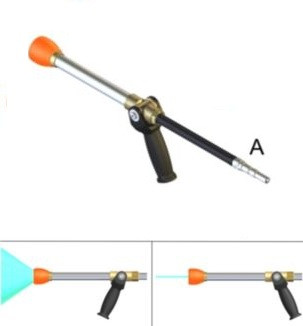 Копье GV3 (580мм, ARS25 нип-рег. форс.1.5мм, 180бар, нерж, термо, прямое) PA