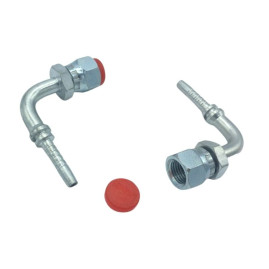 Фитинг высокого давления DKI (DN06, М12х1.5г, 90гр, оцинк) RC
