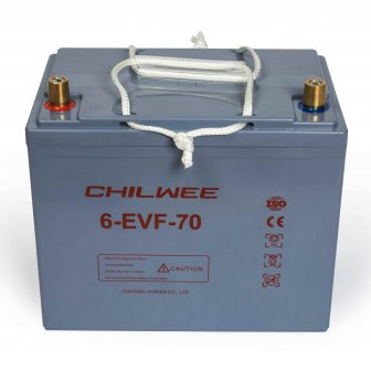 Тяговый аккумулятор Chilwee Battery 6-EVF-70 (12В, 78А/ч)