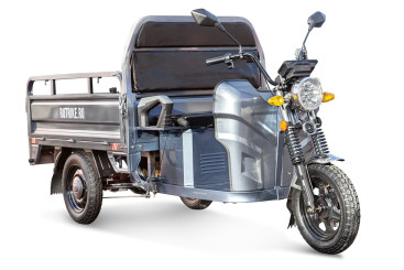 Трицикл электрический Rutrike Мастер 1500 60V1000W (серый)