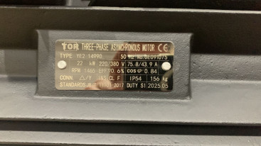 Электродвигатель TOR 14990 (22кВт, 380В, 1450об/мин, п.в. 24мм, Dфл 87мм, H132)