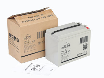 Тяговый аккумулятор SKN 6-EVF-45 (12В, 47.5Ач, AGM)