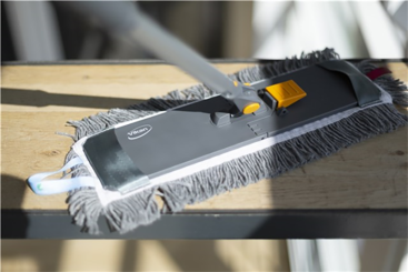 Моп Vikan Damp 43 (40см, крючок/петля, серый)