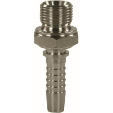 Фитинг высокого давления BSP (DN12, 1/2ш, нерж) R+M