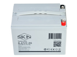 Тяговый аккумулятор SKN 6-EVF-55 (12В, 58,5Ач, AGM)