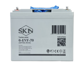Тяговый аккумулятор SKN 6-EVF-70 (12В, 73Ач, AGM)