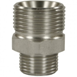 Переходник М22х1.5ш-1/2"ш (нерж, 500бар) R+M